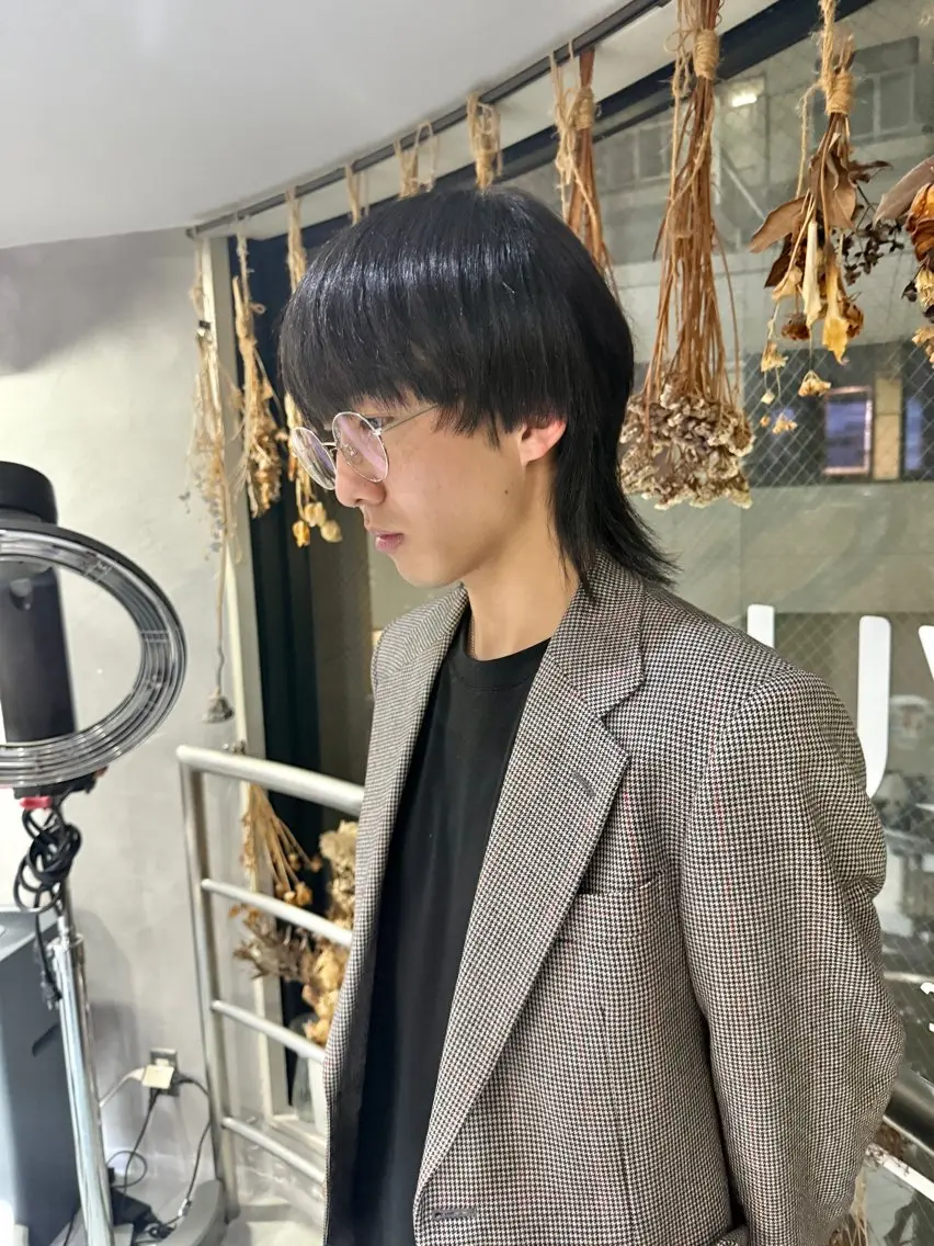 ショート ウルフ レイヤー パーマ🪐MANAのヘアスタイル