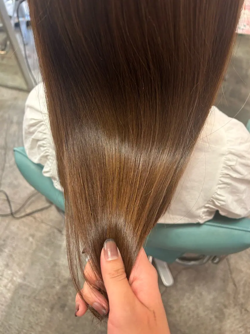 ミディアム カラー トリートメント 海外レイヤー /NAGISAのヘアスタイル
