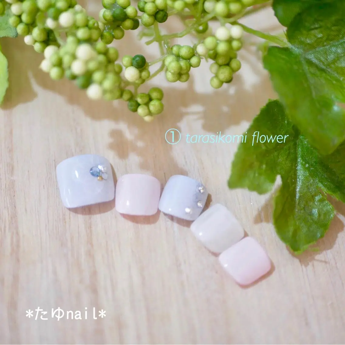 ネイル フットネイル ネイルサロン 【たゆnail】のネイルデザイン