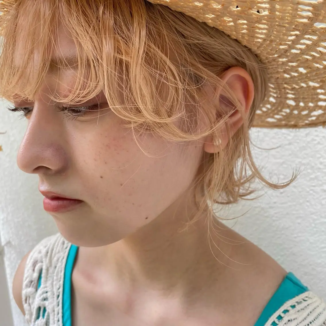 ミディアム カラー ヘアアレンジ ブリーチカラーが人気 onnuのヘアスタイル