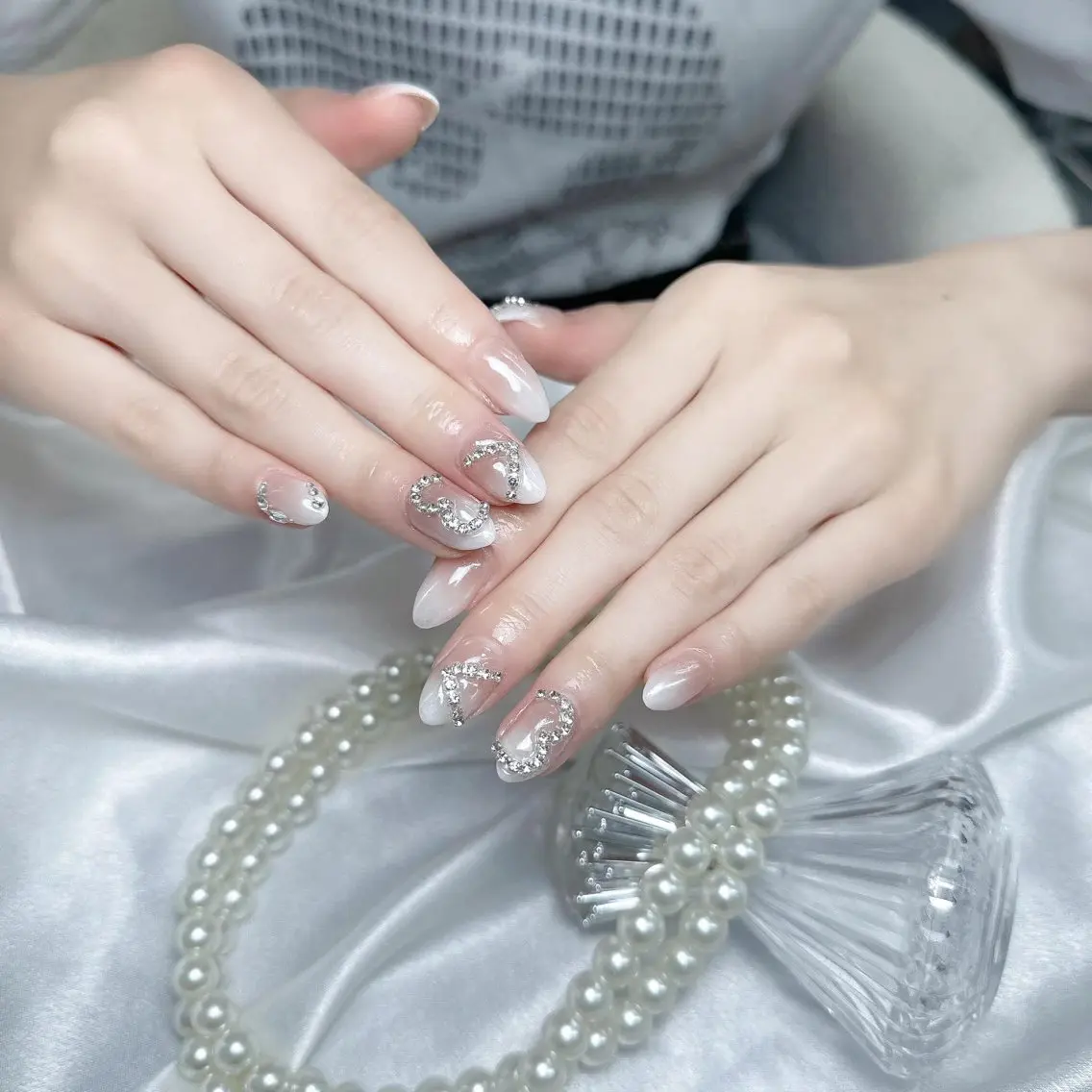 ネイル キラキラネイル 韓国ネイル マグネットネイル 持ち込み ネイルチップ ハンドネイル Chiee Bling.Nailのネイルデザイン