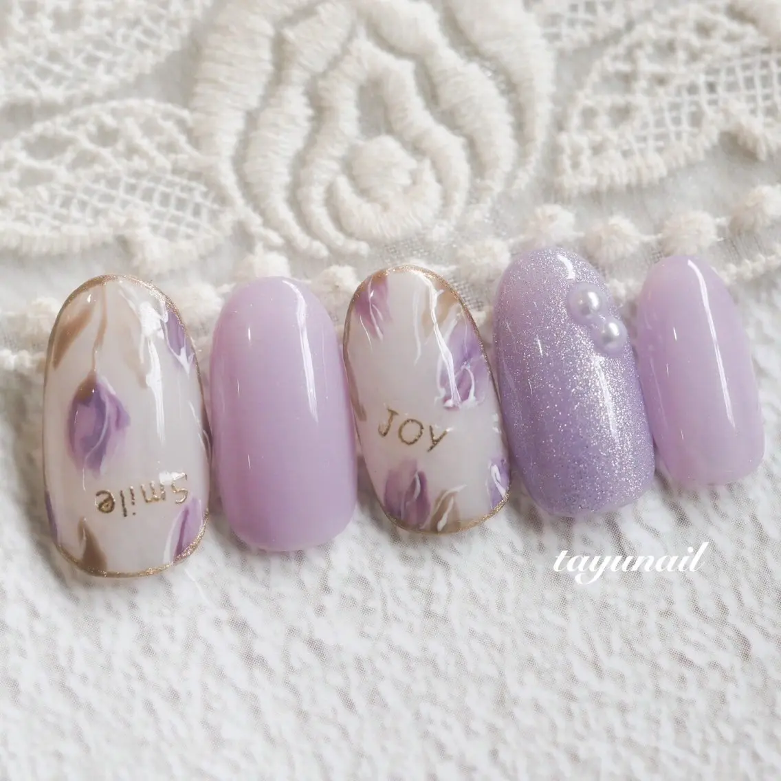 ネイル アートネイル ジェルネイル パラジェル 春ネイル ネイルサロン 【たゆnail】のネイルデザイン