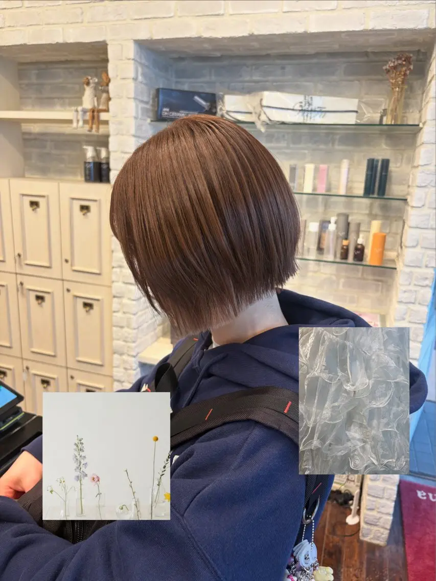 ショート 【美ボブ.艶カラー. 梅田茶屋町】midoのヘアスタイル