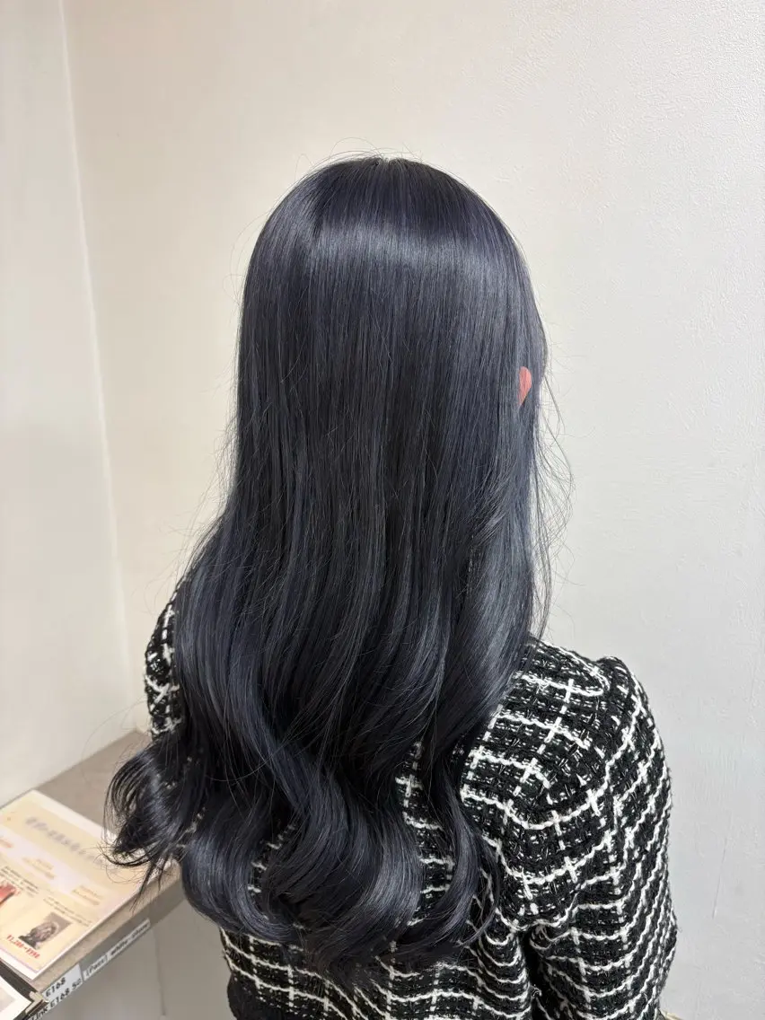 ロング ヘアカラー トリートメント 田中 希のヘアスタイル