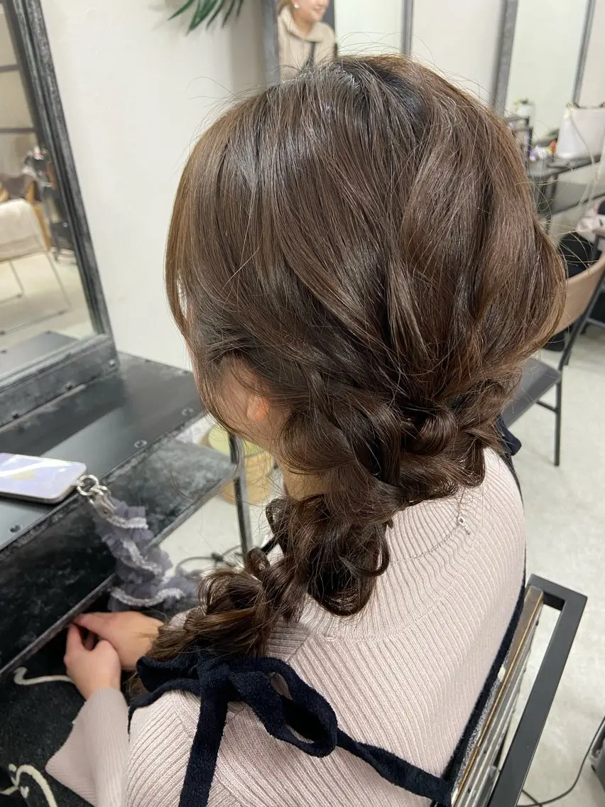 お祭りヘアセット🍧👘✺⋆*の写真