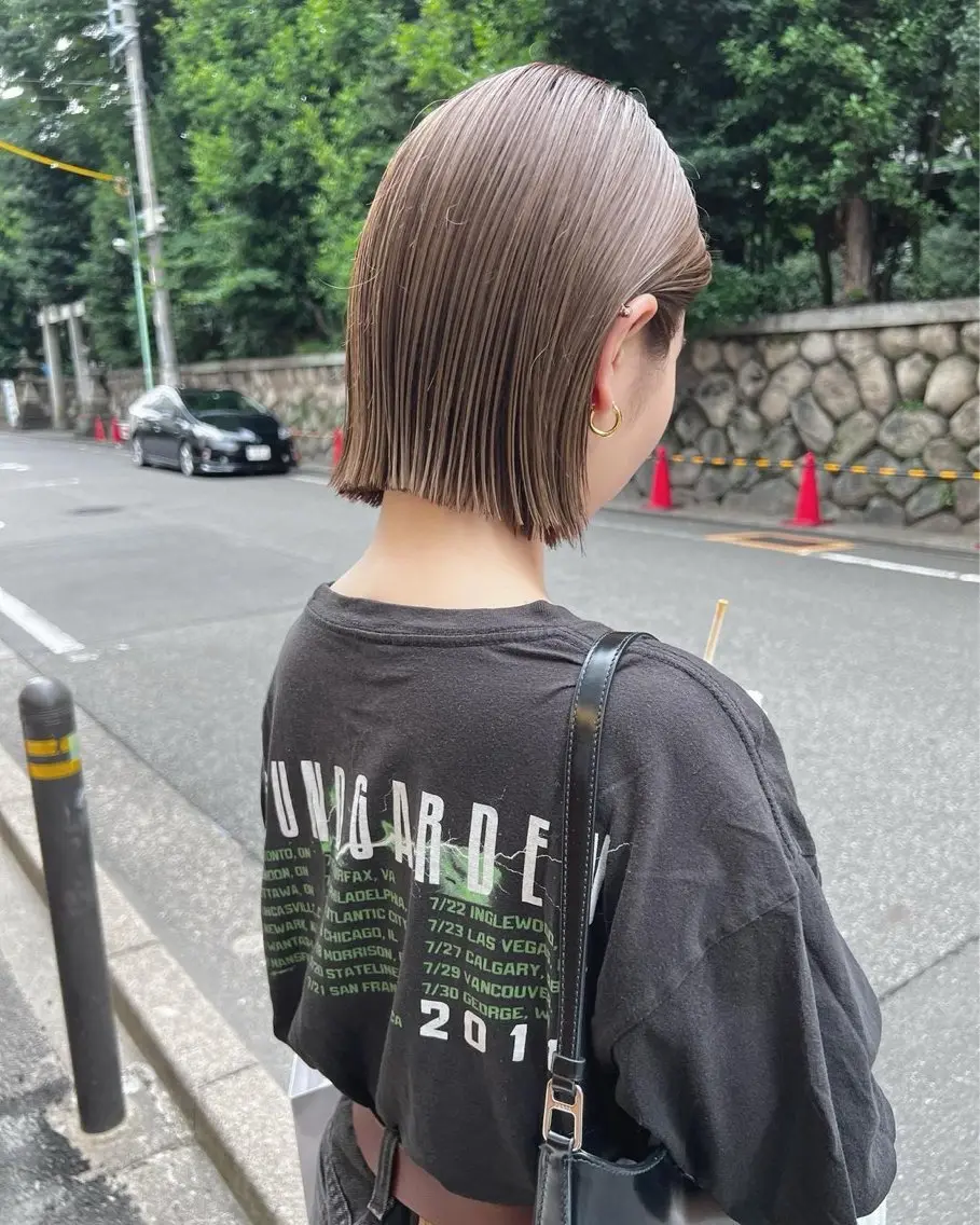 ショート カット ヘアカラー トリートメント 縮毛矯正/似合わせ カラーリスト/miuのヘアスタイル