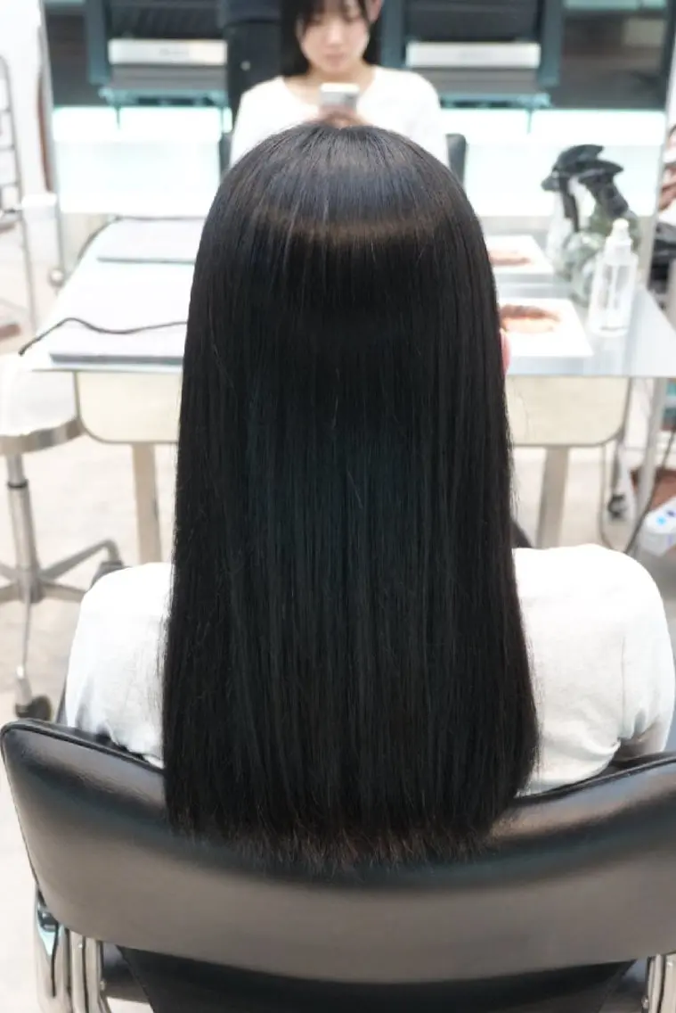 ロング 縮毛矯正 fifth 宮下 雪乃のヘアスタイル