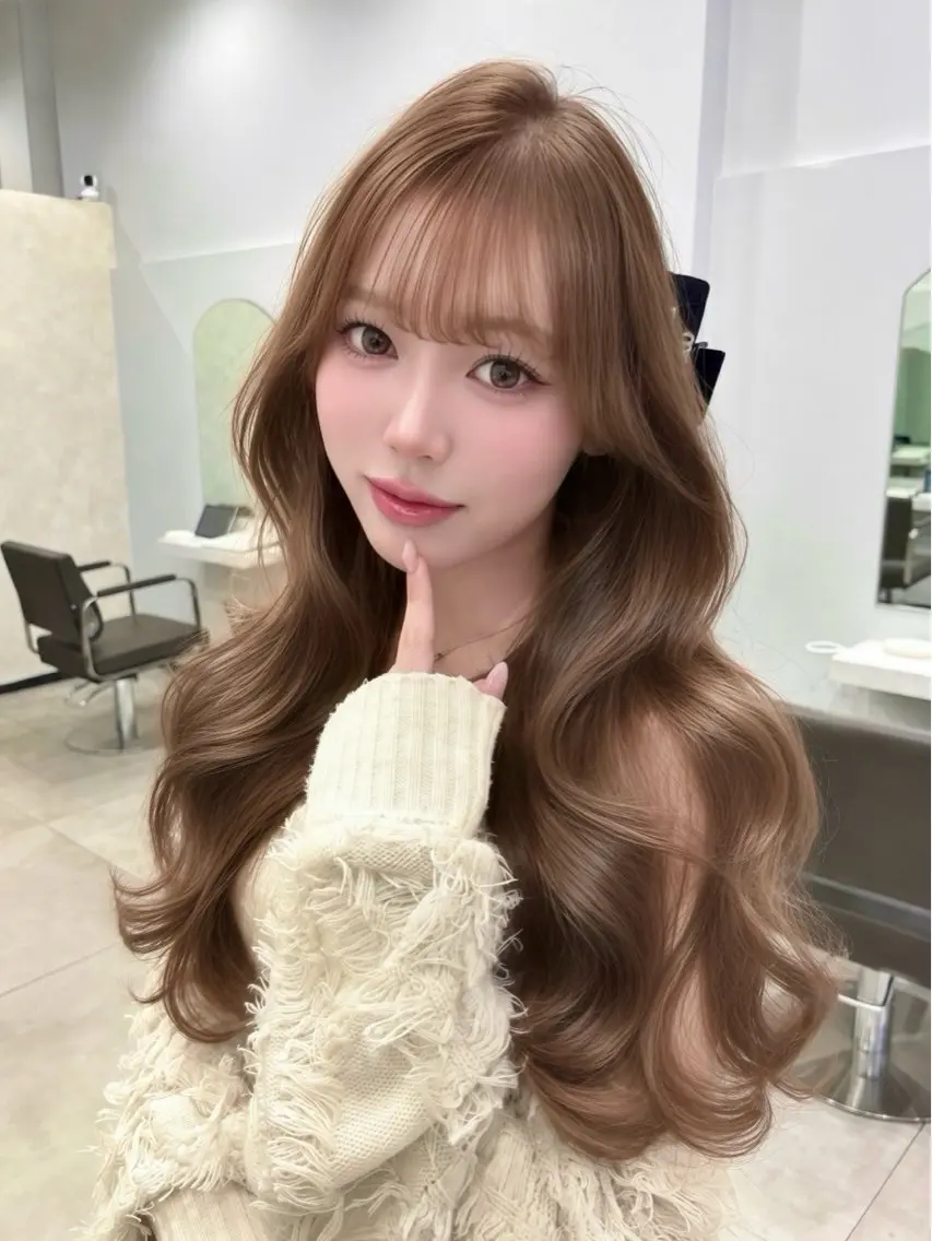 ロング カラー チサキ/モデル募集/ 京都烏丸・四条大宮のヘアスタイル