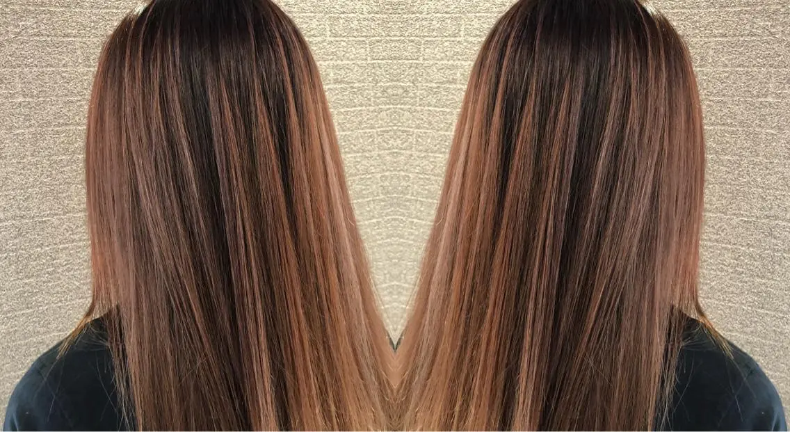 ミディアム カラー ヘアアレンジ バレイヤージュ デザインカラー ハイライトカラー ハイライト レイヤーカット アンドウ ユウ/ レイヤーカット/韓国のヘアスタイル