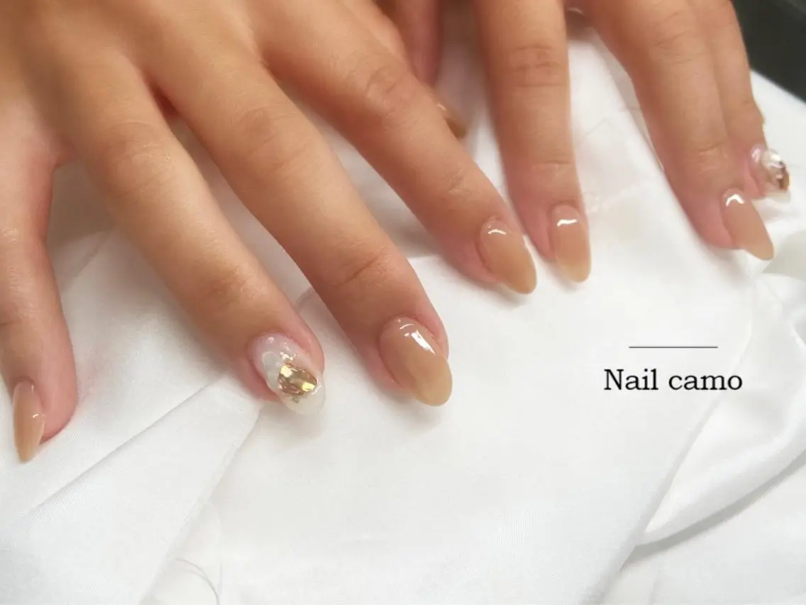 ネイル シンプルネイル 🌟Nail camo🌟のネイルデザイン