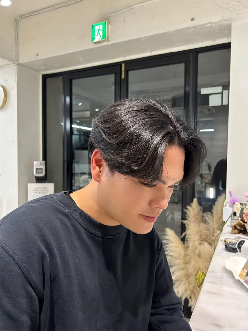 カラー メンズ ヘアカラー ayana /透明感カラー🤍のヘアスタイル