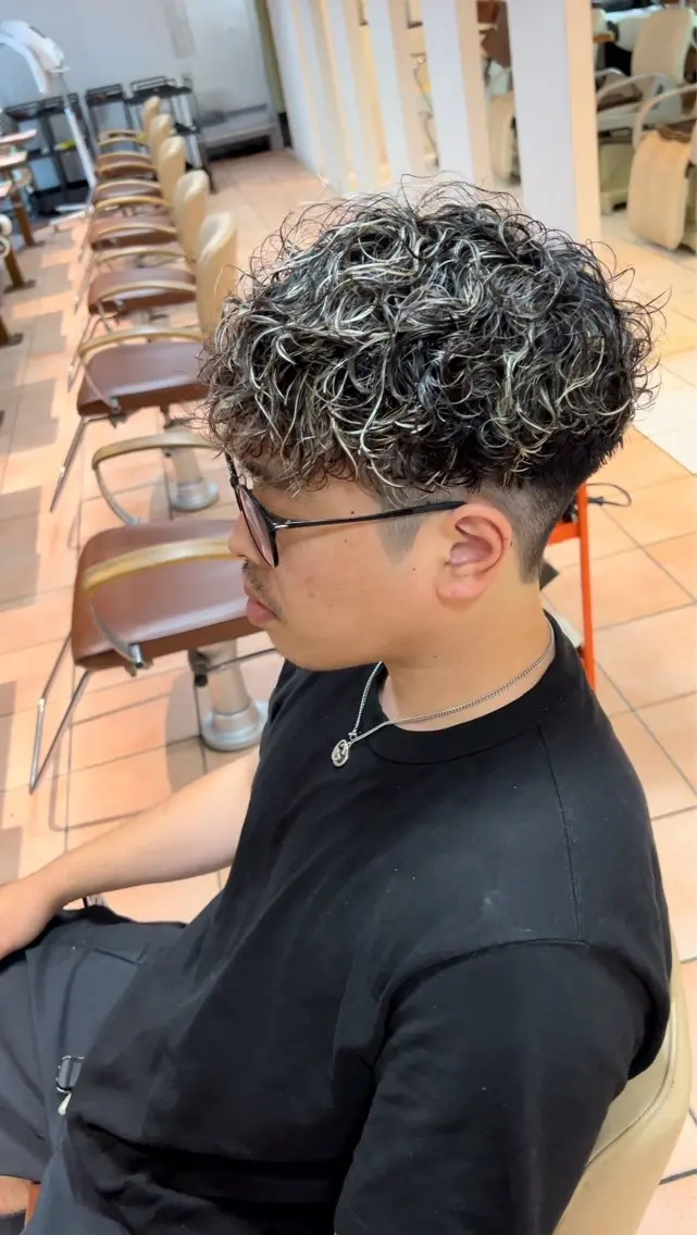 🇪🇸【無造作×色気】スペインカール＋メンズカット＋TR「セットも楽にキマる◎」の写真