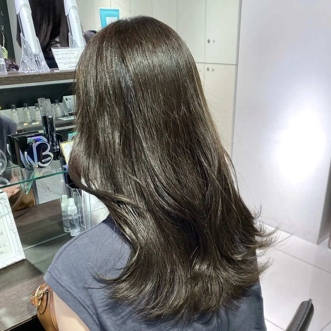 セミロング カラー ヘアアレンジ ヘアカラー トリートメント ブリーチなしカラー /新百合ヶ丘/安形翔のヘアスタイル