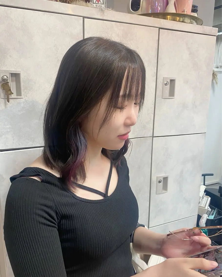 カラー ‎XELM高崎‎‎‎ ‎‎🤍Kyoka‎のヘアスタイル