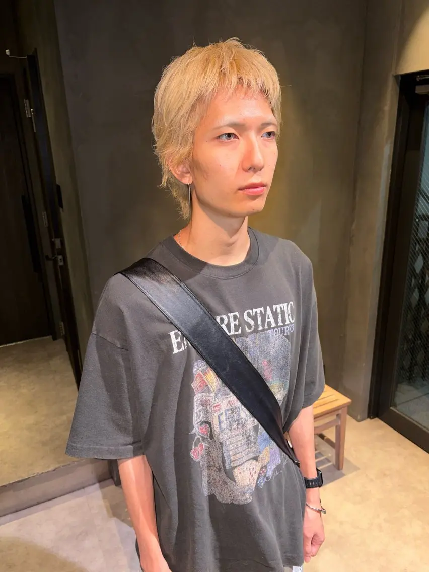 カラー メンズ カット ヘアカラー 山本 夏樹のヘアスタイル