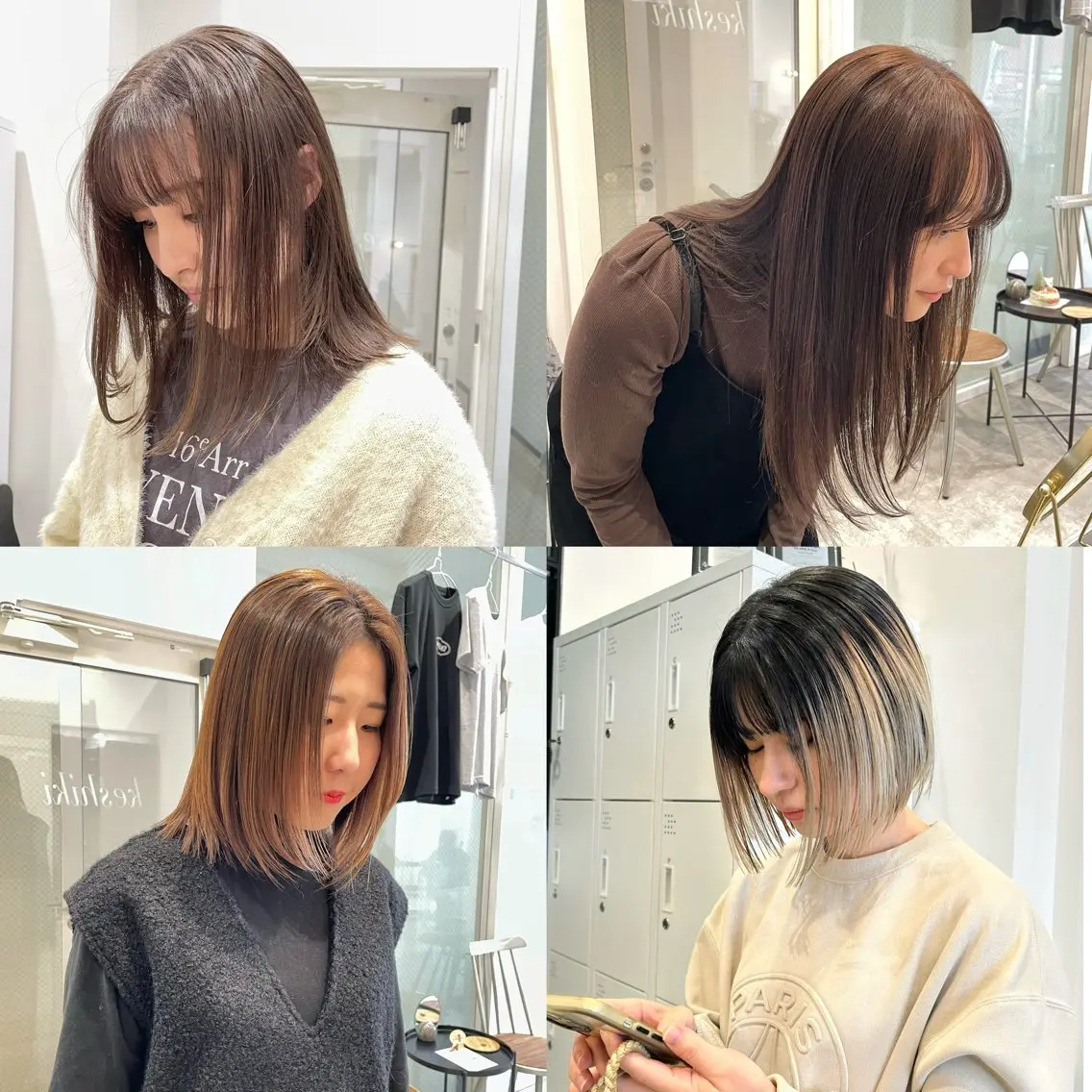 ミディアム ヘアカラー トリートメント KAZU/レイヤー レイヤー/ハイトーンのヘアスタイル