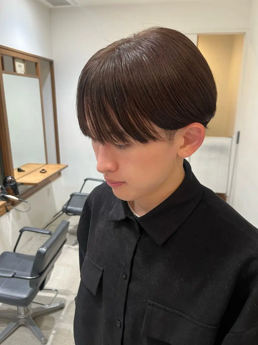 ショート トリートメント カット ヘアカラー トリートメント 無料カットモデル‪✨ ✂️Nanami🌷のヘアスタイル