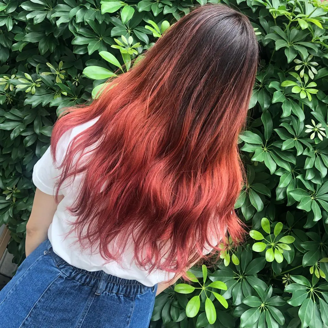 ロング カット ヘアカラー 野上 綾香のヘアスタイル