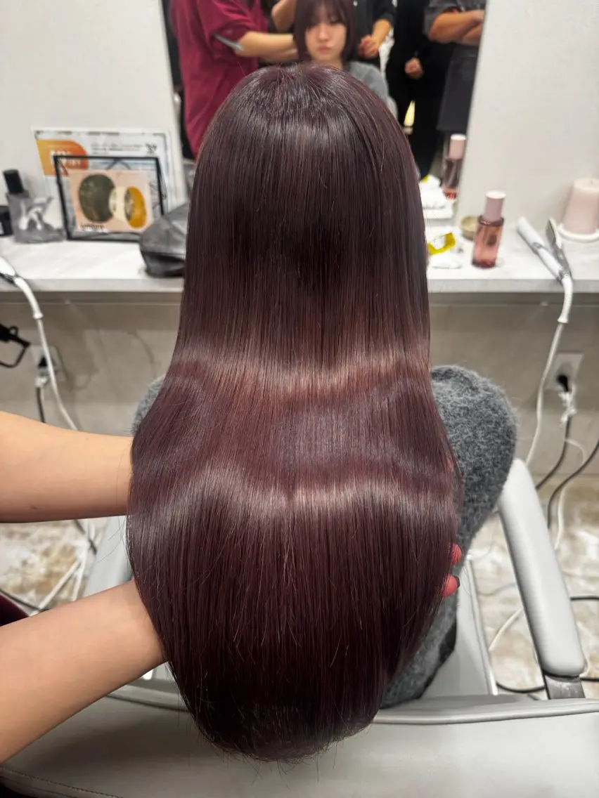 ロング カット ヘアカラー ヘッドスパ CALME  by bougie ENAのヘアスタイル
