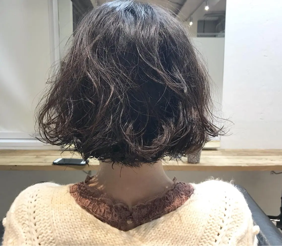 ショート パーマ カット パーマ トリートメント 坂本 裕介のヘアスタイル