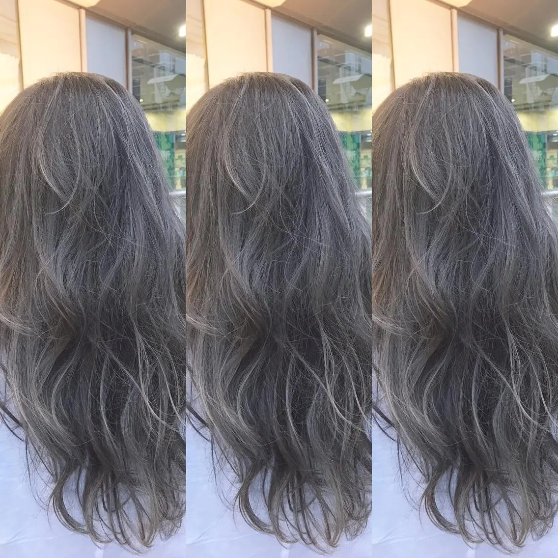 ロング カラー ハイライトカラー イルミナカラー ハイライト 青木 茂樹⭐️ 透明感カラーのヘアスタイル
