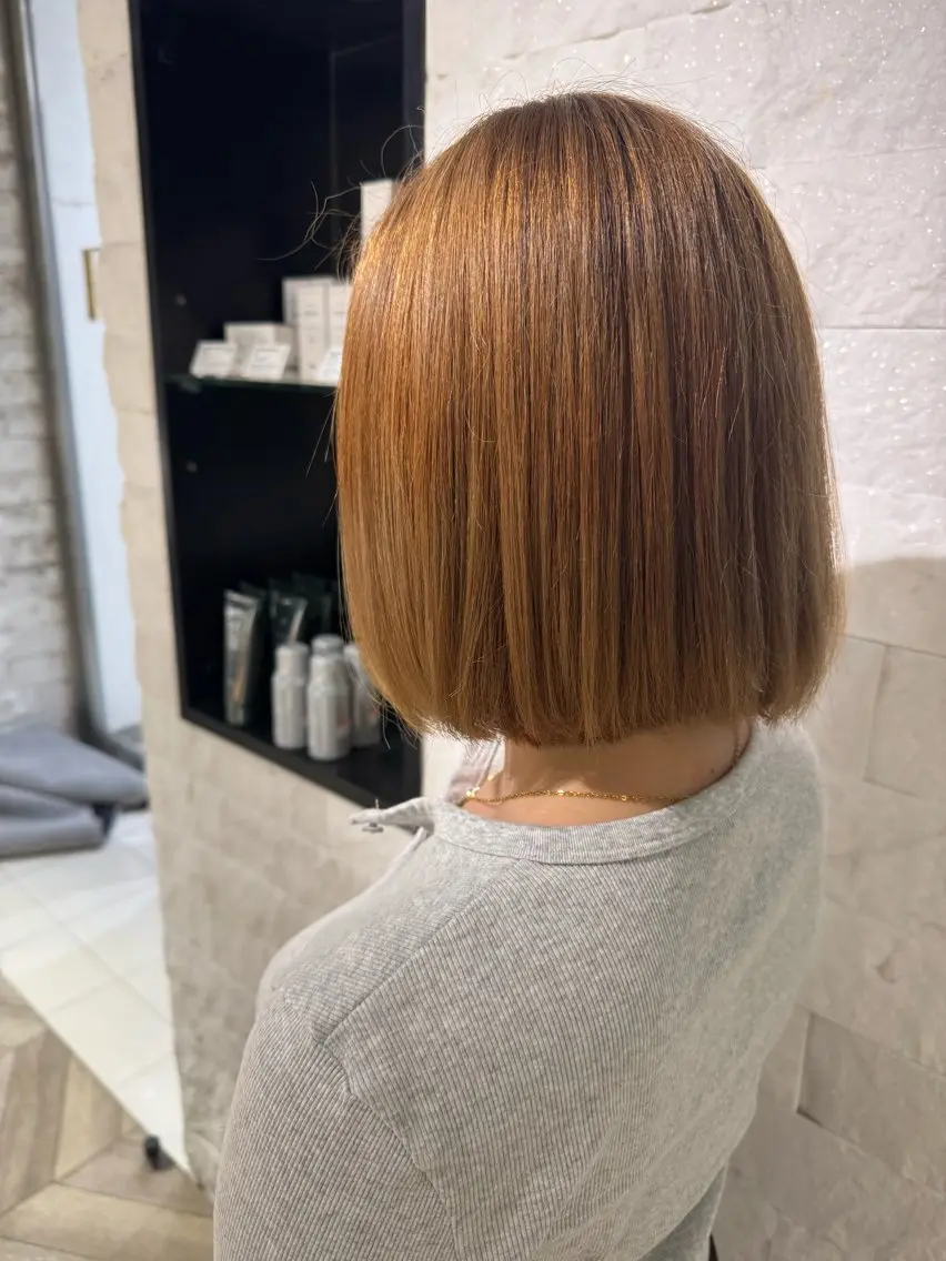 カラー ヘアカラー トリートメント めい ちゃむのヘアスタイル