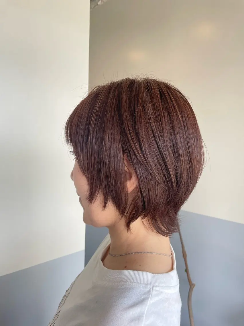 ショート 鈴木 美由華/透明感/岡崎のヘアスタイル