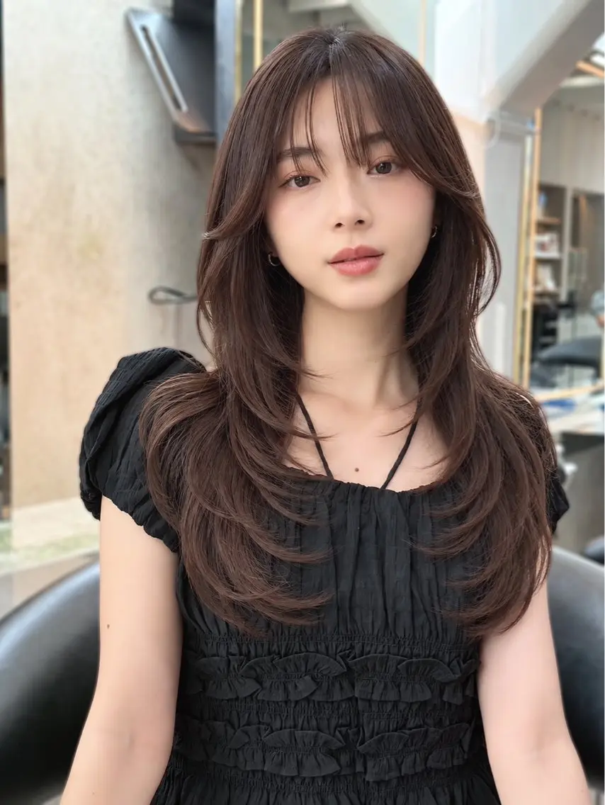 ロング レイヤー 翔のヘアスタイル