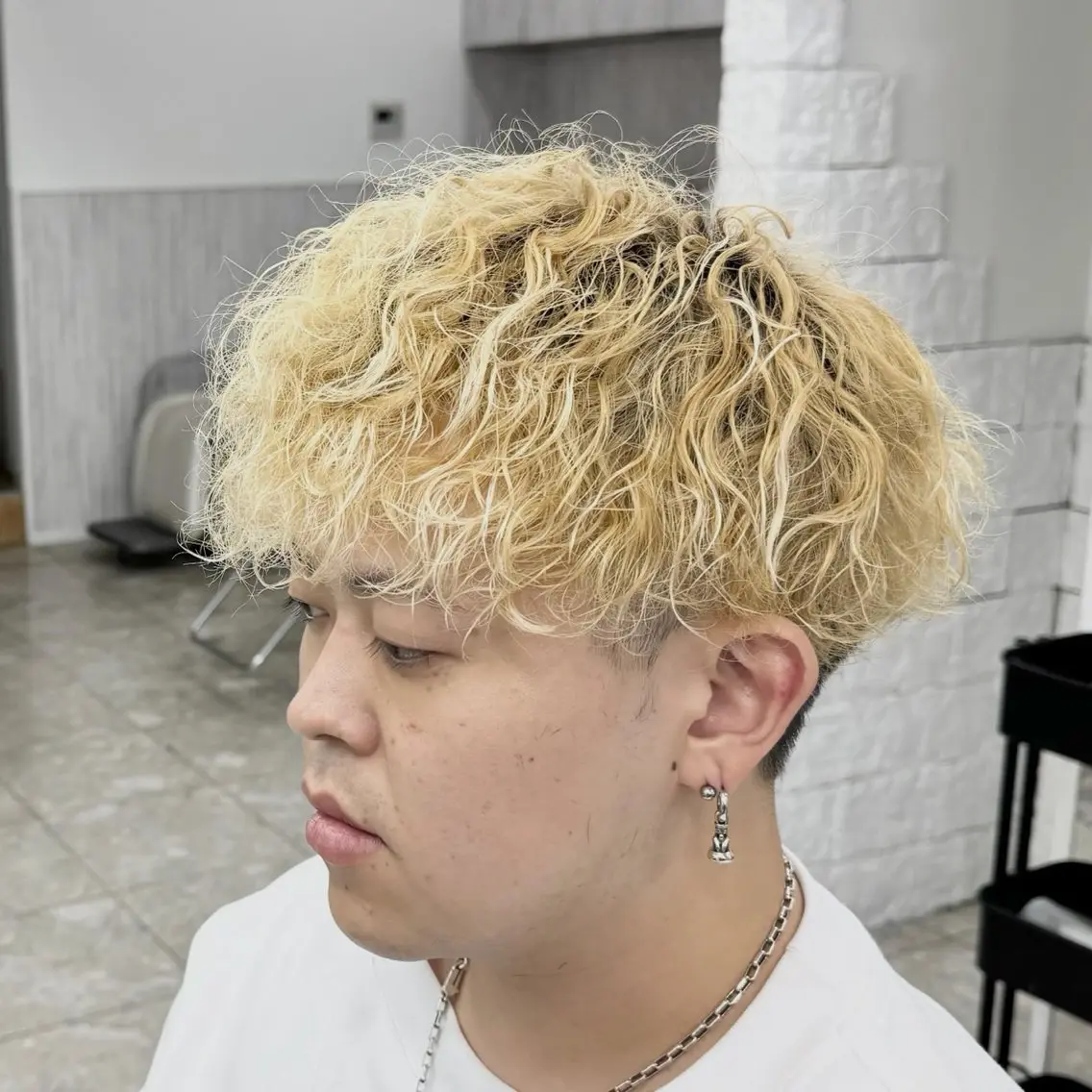 【ブリーチ毛対応可能⭕️】最高級ケアパーマ+カットの写真