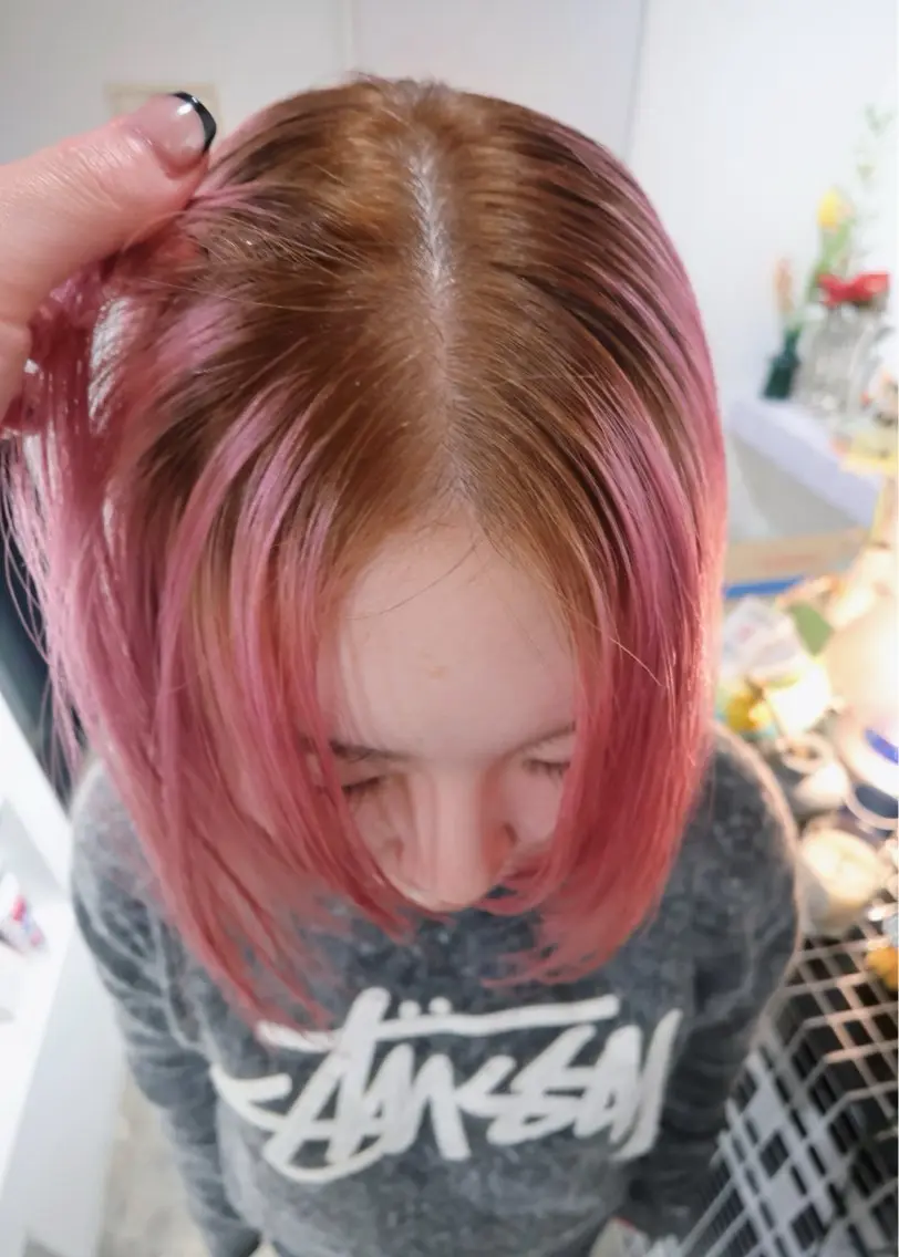ミディアム ボブ/ブリーチ 学芸大学SaKuraのヘアスタイル