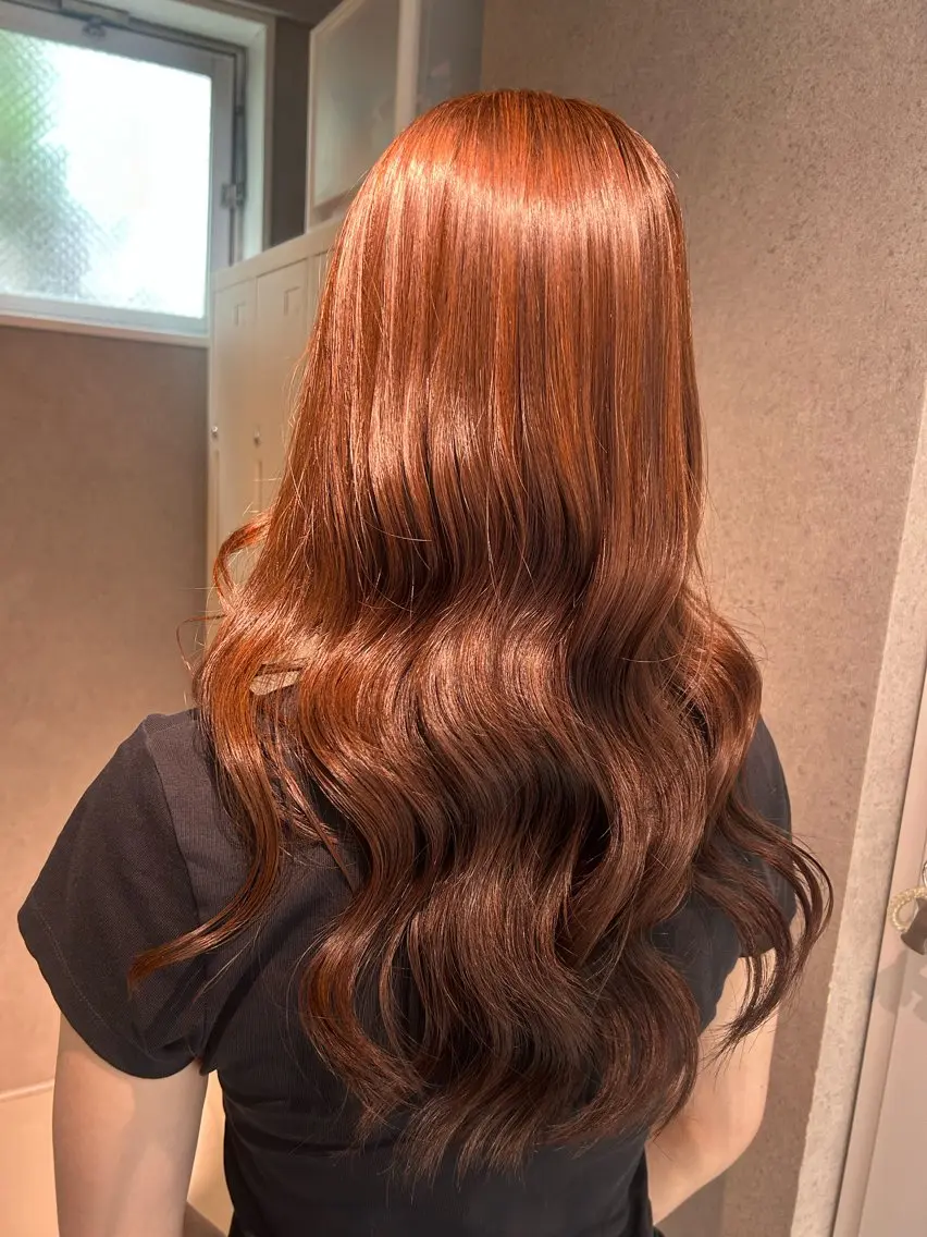 ロング カラー ヘアカラー 艶カラー/暖色カラー Mizukiのヘアスタイル