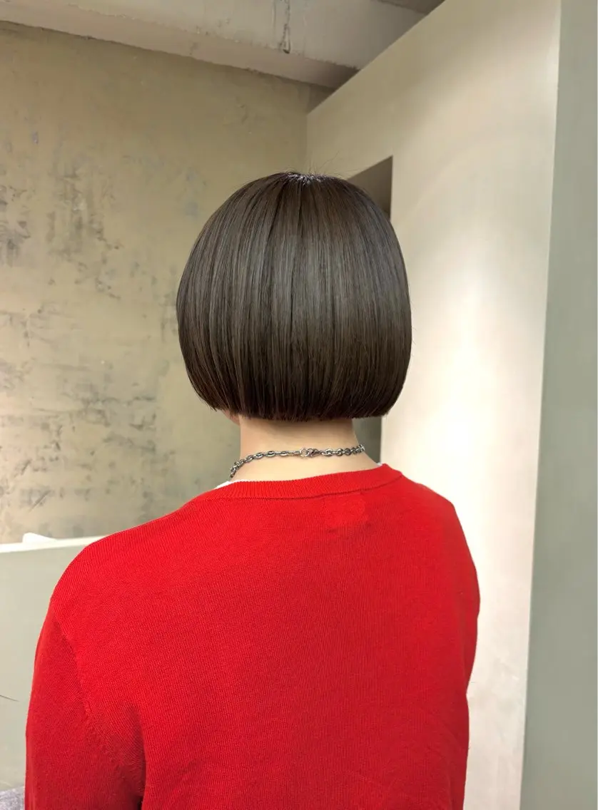 ショート カラー ボブ pazu🪡 透明感カラー⟡.·のヘアスタイル
