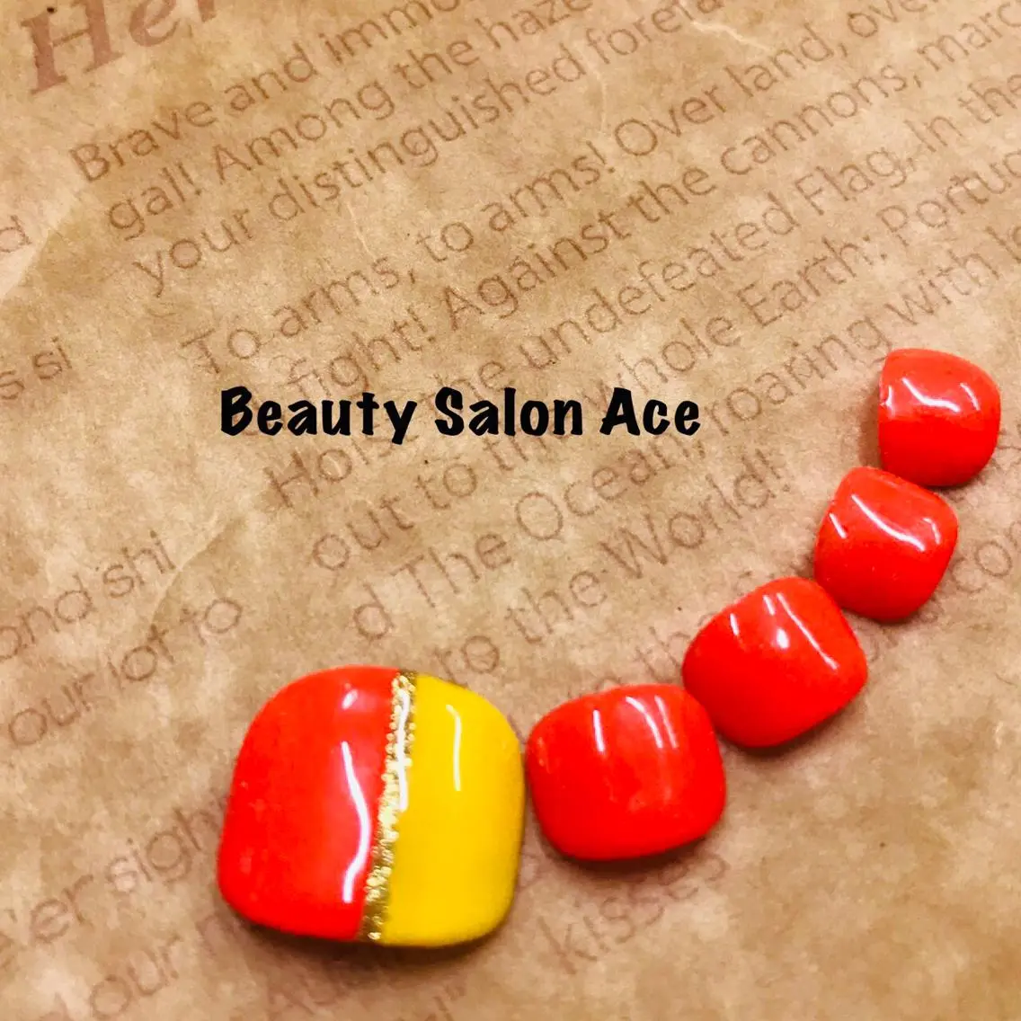 ネイル クリアネイル フットネイル 夏ネイル 池袋フィルイン Ace♡Nailのネイルデザイン