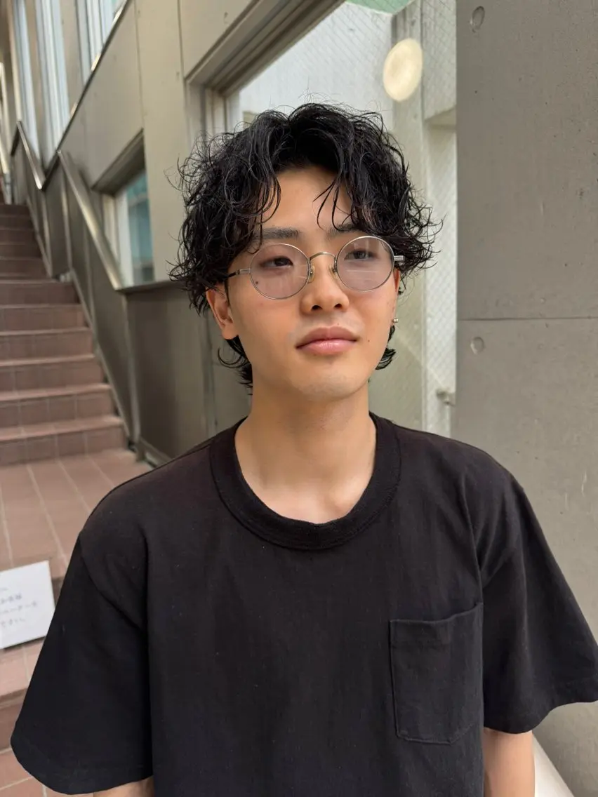 【ご新規様限定🔆】メンズカット+パーマ+頭皮ケア🌀の写真