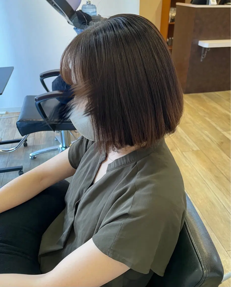 ショート ボブ カット アミーベル🧸🧡 本店✂️しおりのヘアスタイル