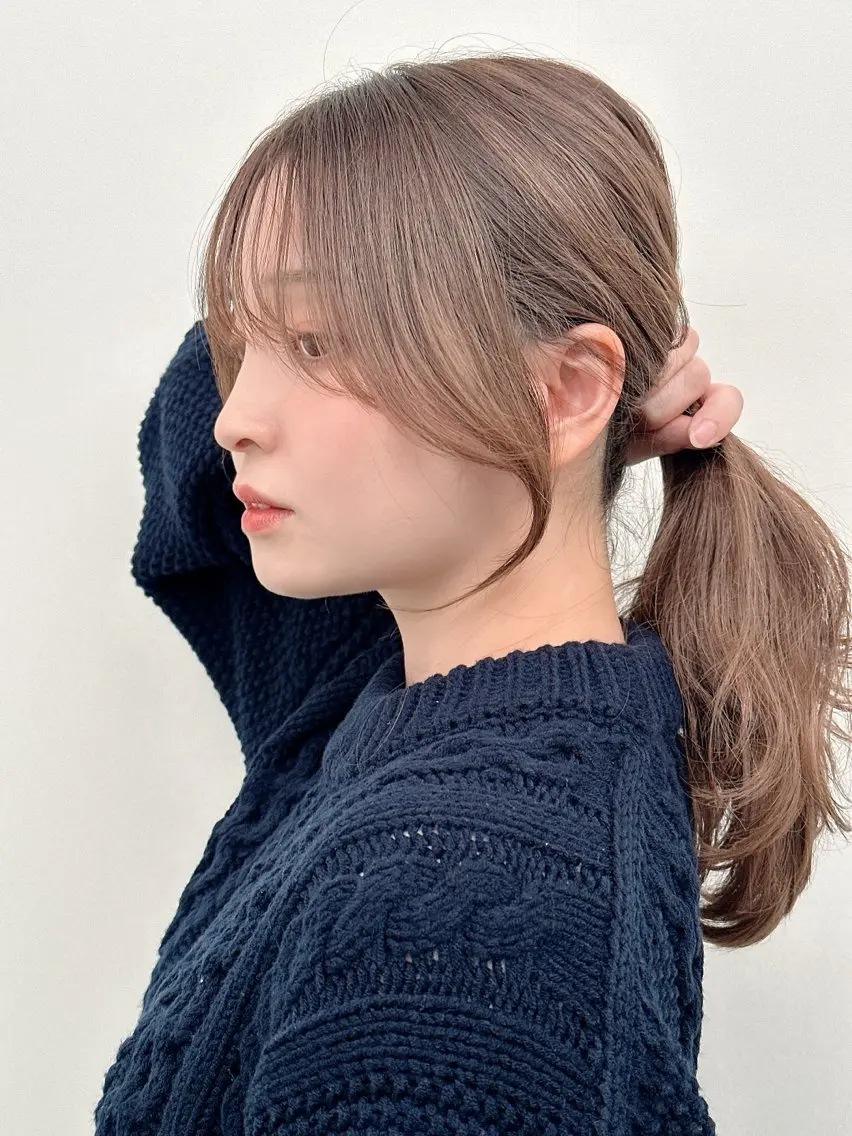 ショート 透明感カラー/ブリー チ✨駒場 笙のヘアスタイル