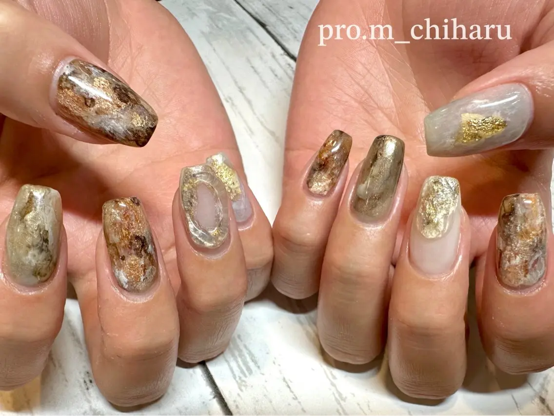 ネイル 持ち込み ハンドネイル pro.M chiharuのネイルデザイン