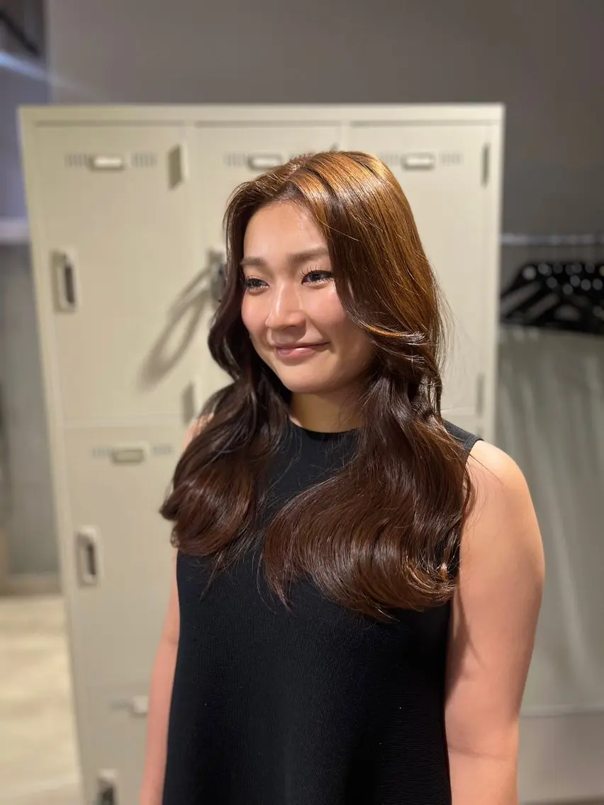 カラー ヘアカラー トリートメント 🥀韓流暖色ヘア 🥀yuzukiのヘアスタイル