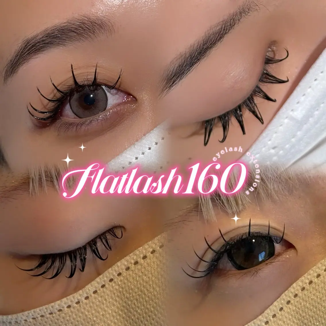 マツエク・マツパ 付け放題 フラットラッシュ Eyelash MOEKAのマツエク・マツパデザイン