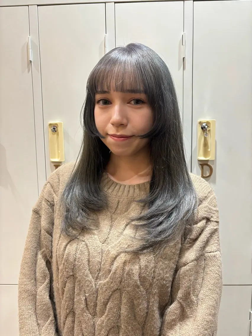 ロング 姫カット レイヤーカット 🧸似合わせデザイン ほそいけいこ🧸のヘアスタイル
