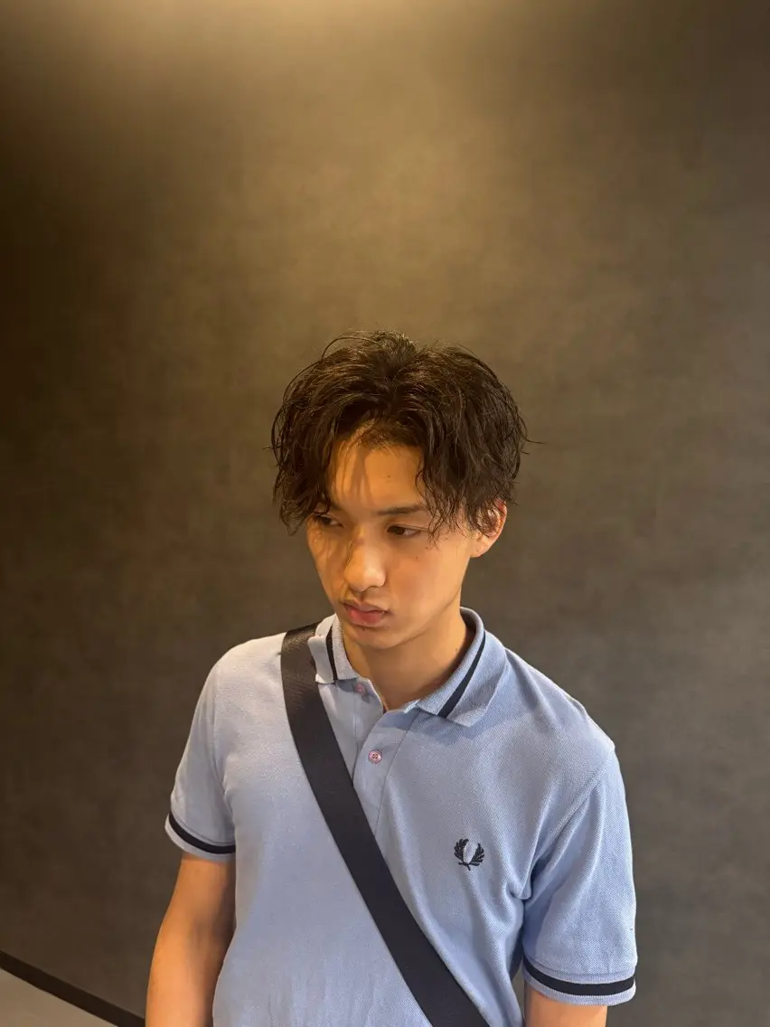 ショート メンズ カット パーマ 原田 尚満 メンズヘア特化のヘアスタイル