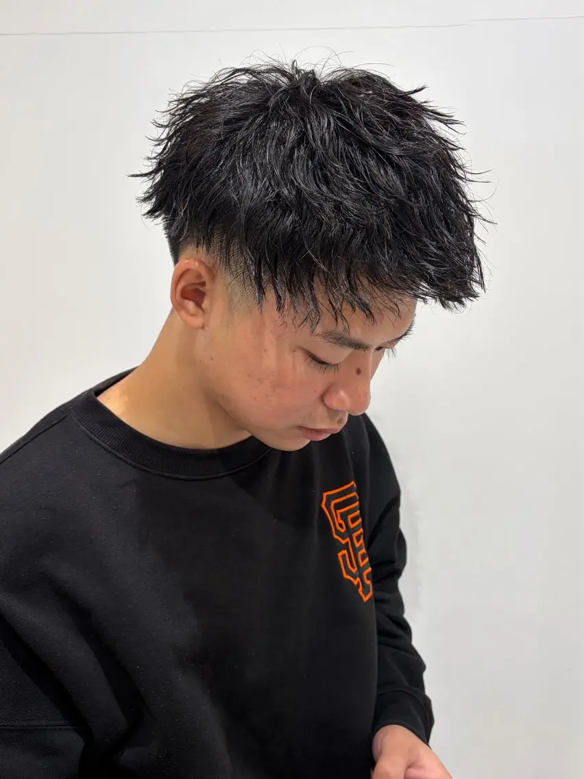 ショート パーマ メンズ カット パーマ メンズ ショート ・パーマ|ハルキのヘアスタイル