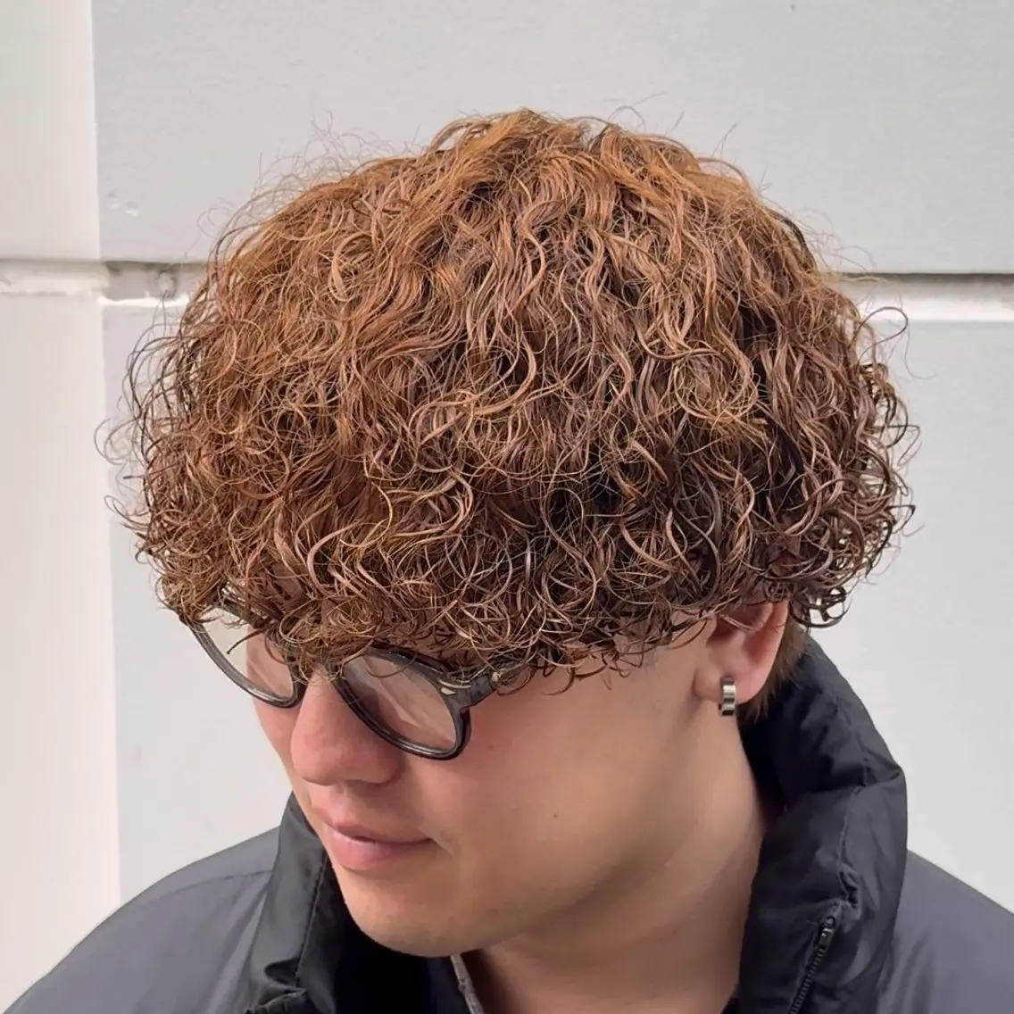 カラー パーマ パーマ カンダ ケイタのヘアスタイル