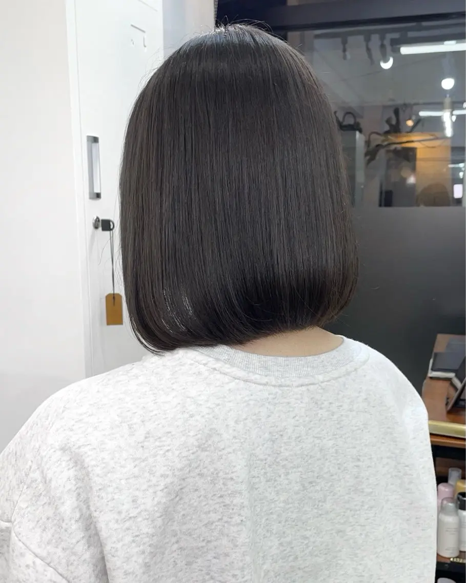 ショート カラー ブリーチ 透明感カラー ダブルカラー グレージュ ブリーチなしカラー ヘアカラー トリートメント ✨髪質改善✨原宿 えのもと　はなのヘアスタイル