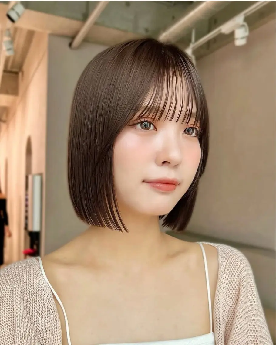 ショート ボブ ミディアムヘア Chifumiのヘアスタイル
