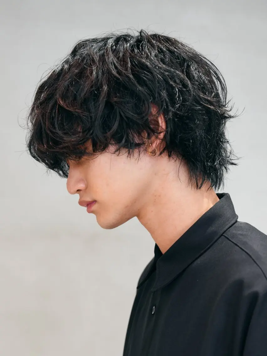パーマ メンズ 井上  輝香 elima 武蔵小杉のヘアスタイル