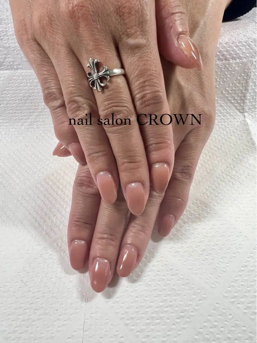 ネイル グラデーション シンプルネイル nail salon CROWNのネイルデザイン