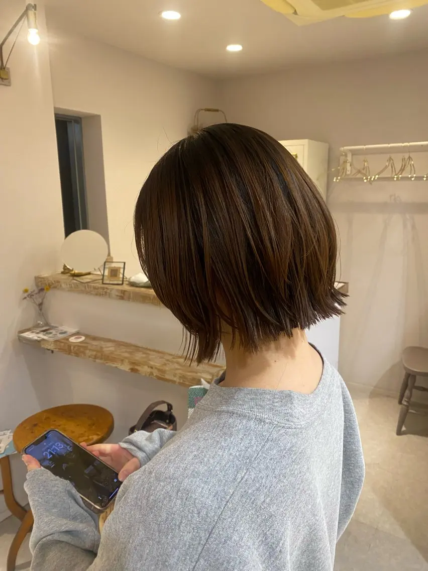 ショート 【仙川】ショート セリナ‎🤍のヘアスタイル