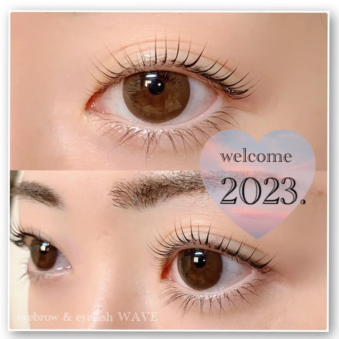 マツエク・マツパ brow&lash WAVEのマツエク・マツパデザイン