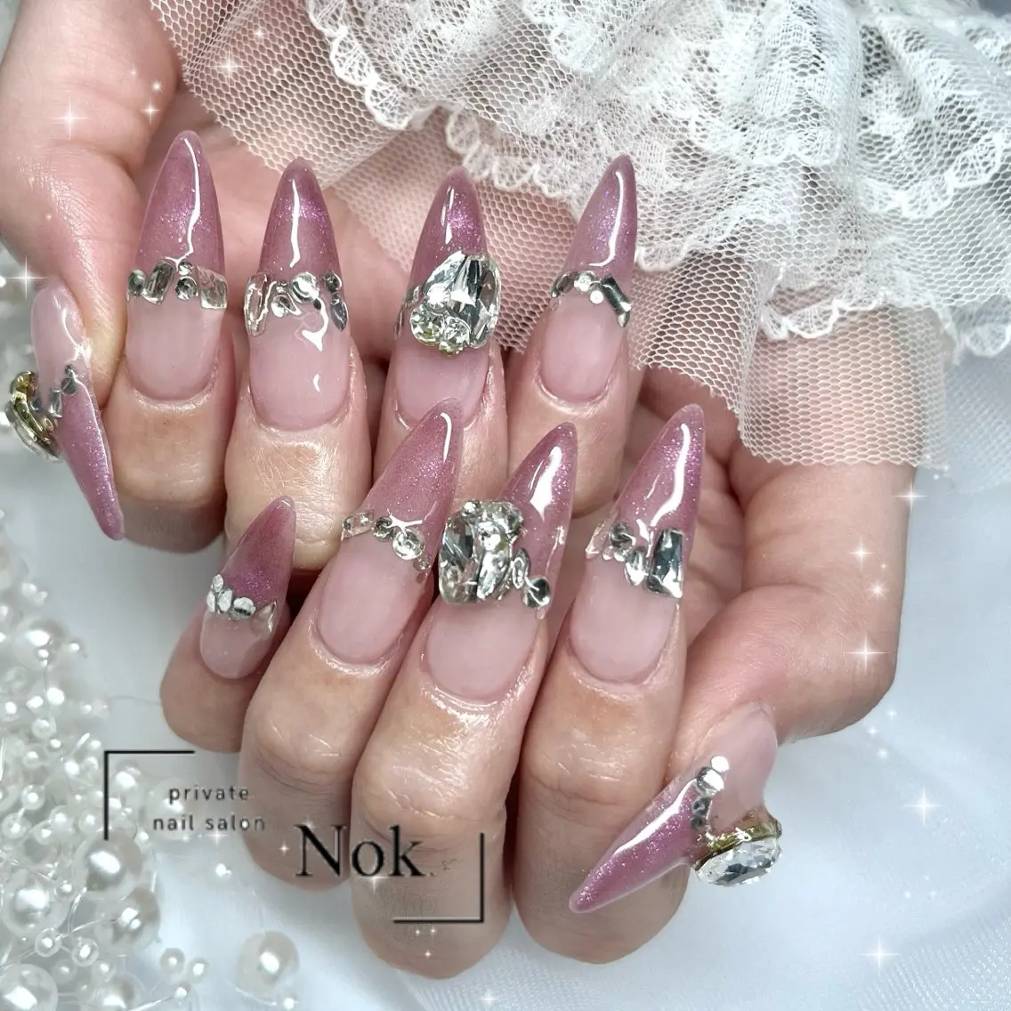 ネイル ハンドネイル 池袋痛ネイル Nok. 渡辺のネイルデザイン
